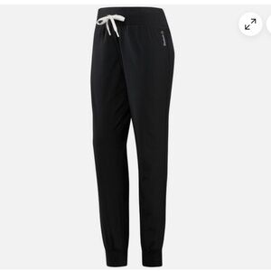 Reebok Women's LTHS Woven Jogger Pants (Black) BR2761, Size Medium